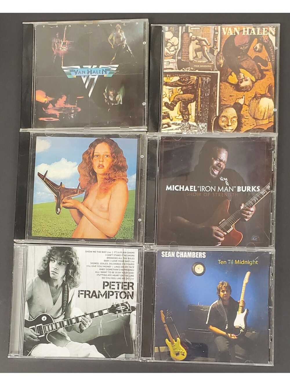 6x Classic Rock CD Collection - Van Halen, Blind Faith, Peter Frampton+ VG